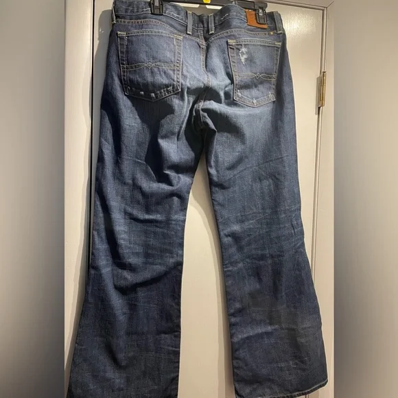 Lucky Brand LIL Maggie Low Rise flare leg Distressed Jeans. $20 OBO Size 16/33 - Picture 9 of 11